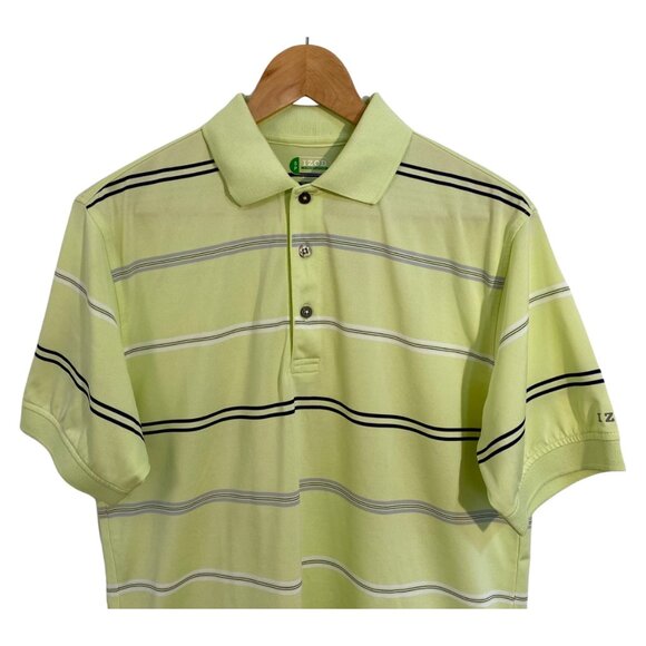 IZOD Light Green Men’s Short Sleeve Striped Golf Polo Sz. SP (X-Treme Function) - Picture 3 of 7